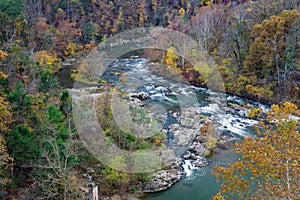 Autumn Foliage on the Roanoke River