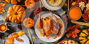 Autumn Food Thanksgiving Consept