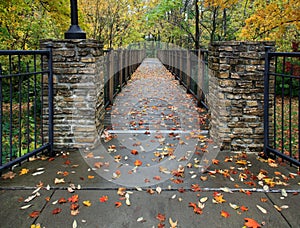 Autumn Foot Bridge