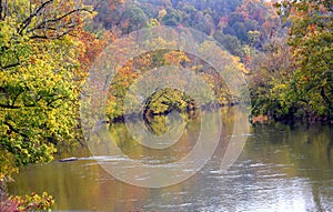 Autumn and the French Broad River