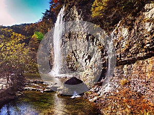 Autumn of Gancheonsan Mountain, Sunchang, Jeollanamdo, South Korea