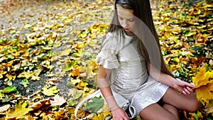 Autumn girl in fashion and lifestyle lyrics style