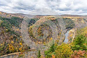 Autumn at the `Grand Canyon` of Pennsylvania photo