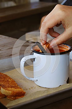 Autumn Grilled Cheese and Tomato Soup