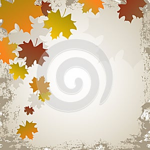 Autumn grunge background