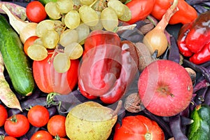 Autumn harvest from pesticide-free soils