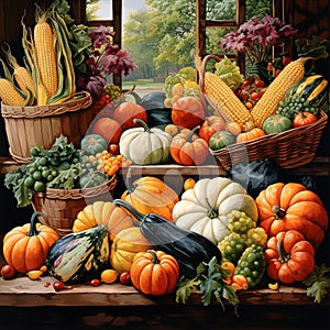 Autumn Harvest: A Vibrant Cornucopia of Flavors