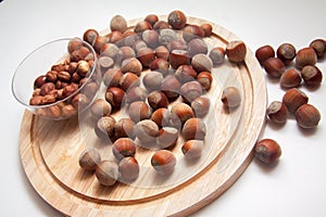 Autumn hazelnuts