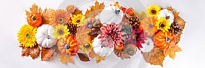 Autumn holidays and sale background