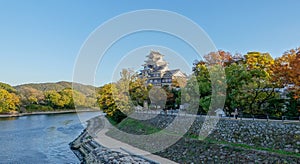 Autumn in Japan hunting for red leaves of maple tree Kioto