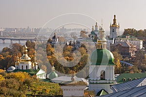 Autumn Kiev cityscape photo