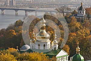 Autumn Kiev cityscape photo