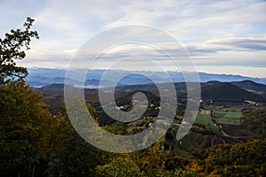 Autumn in La Fageda D En Jorda Forest, La Garrotxa, Spain