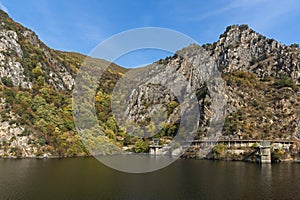 Autumn ladscape of The Krichim Reservoir, Rhodope Mountains, Plovdiv Region, Bulgaria