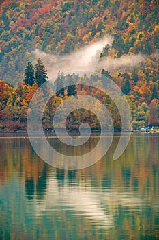 Autumn at lake Bled