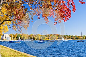 Autumn, lake harriet