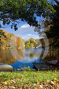 Autumn Lake Landscape