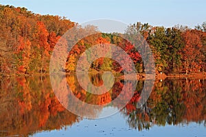 Fall Lake Landscape photo