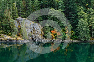 Autumn Lakeside Reflection