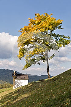 Calvary in Banska Stiavnica, Slovakia.