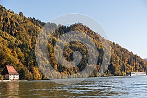 Autumn landscape at the Danube - Austria