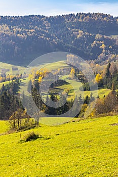 Autumn landscape inMala Fatra mountains, Slovakia