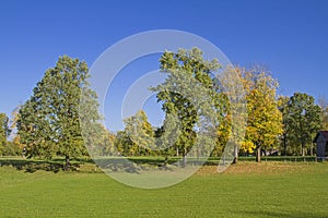 Autumn landscape in the Isarwinkel