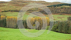 Autumn landscape in Lochaber, Scottish Highlands, United Kingdom.