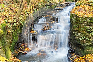 Autumn landscape on lushan mountain