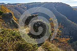 Autumn landscape in the mountains Caucasus