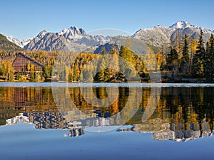 Autumn Landscape, Mountains Lake