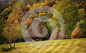 Autumn landscape in the mountains - Romania