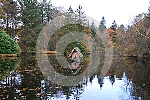 Autumn Landscape in the Park Halifax in Soltau, Lower Saxony