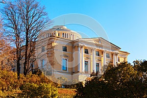 Autumn landscape in Pavlovsk