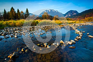 Autumn landscape in Pieniny, Slovakia