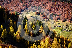 Autumn Landscape in Romania