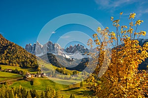 Autumn Landscape with Santa Maddalena