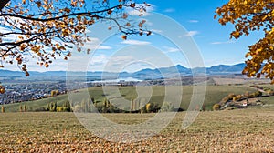 Autumn landscape in Slovakia