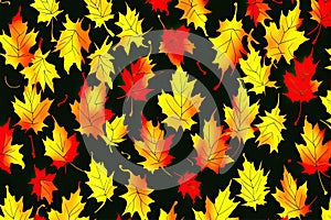 Autumn Leaf Background. Generative AI