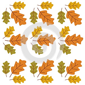 Autumn leaf seamless background