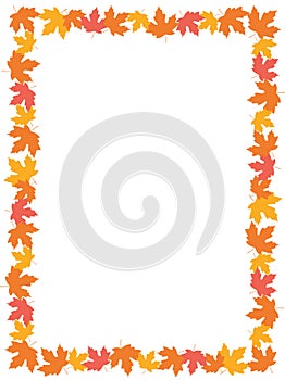 Autumn Leaves [maple] Border