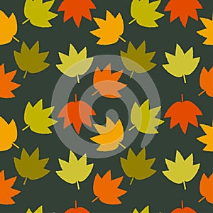 Autumn Leaves Seamless Texture