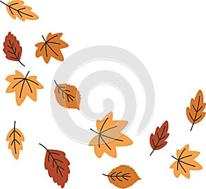 Autumn Leaves Swirls