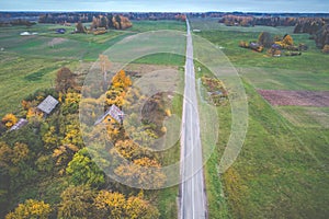 Autumn Lithuanian landscape