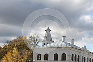 Autumn. Mainly cloudy. New Jerusalem Monastery. Russia