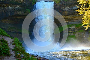 Autumn At Minnehaha Falls Park - Minneapolis, MN