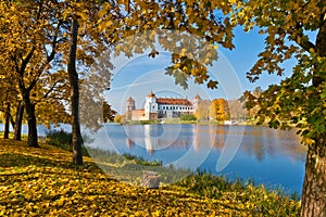 Autumn in the Mir Castle photo