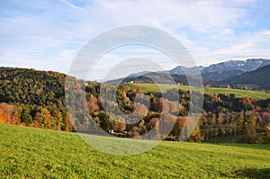 Autumn mood on the Gahberg am Attersee