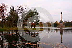 Autumn morning in Tsarskoye Selo