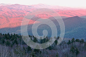 Autumn mountain landscape